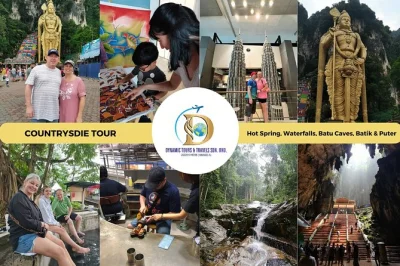 Descubre batu caves, las cataratas de kanching y las aguas termales de selayang en un tour guiado por el campo de kuala lumpur. incluye recogida en hotel, almuerzo local y guía en inglés.