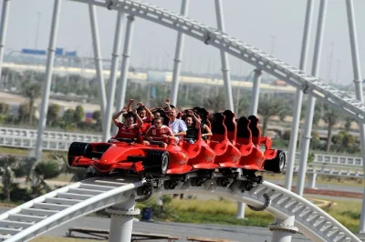 Ride the world’s fastest coaster at ferrari world and meet superheroes at warner bros abu dhabi. includes hotel pickup, entry tickets, and air-conditioned transfer.