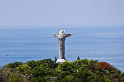 Explora las playas de vung tau, la estatua de cristo rey y templos budistas en un tour privado desde phu my port con almuerzo local y guía experto.