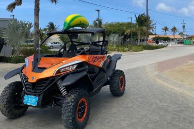 Descubre aruba en un alquiler de utv por medio día con recogida en tu hotel, orientación completa y apoyo local. explora la isla a tu ritmo con un vehículo legal para la calle y guía experta.