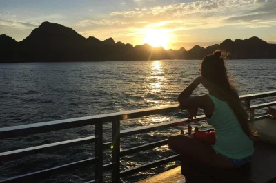 Experience lan ha bay’s wild side—cruise past floating villages, kayak hidden lagoons, and paddle at night among glowing bioluminescent waters. includes dinner and local guide.