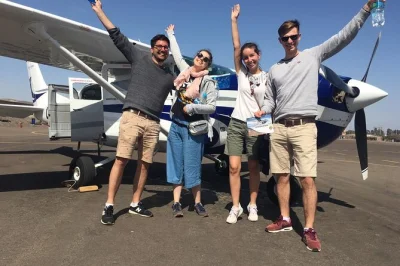 Experience the nazca lines from above on a guided flight in peru, with hotel pickup, airport assistance, and certified local guide included for a smooth trip.