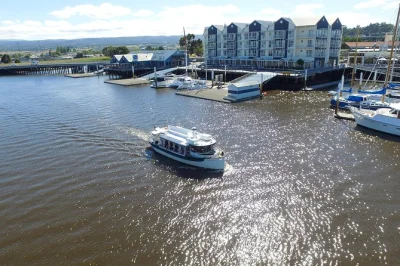 Experience launceston’s riverfront, kings wharf, and the dramatic cliffs of cataract gorge on a guided cruise. includes live commentary and easy access for all.