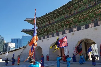 Explore gyeongbokgung palace and bukchon hanok village in seoul with a local guide. includes entry fees and small group size for a more personal experience.