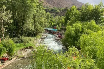 Escape marrakech for a private day trip to ourika valley. hike to setti fatma waterfalls, visit berber villages, and enjoy local culture with guide & hotel pickup.