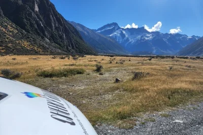 Travel from christchurch to queenstown with stops at lake tekapo, aoraki mt cook national park, and a local salmon farm. includes pickup, lunch, and local guide.