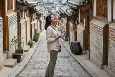 Wander seoul at your pace with a self-guided audio tour, interactive map, and local insights. includes flexible access links and language options for easy booking.