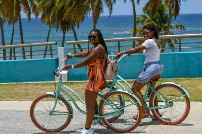 Explore san juan by bike with included rental, chain, and padlock. ride through old san juan, luis muñoz rivera park, and condado lagoon at your own pace.