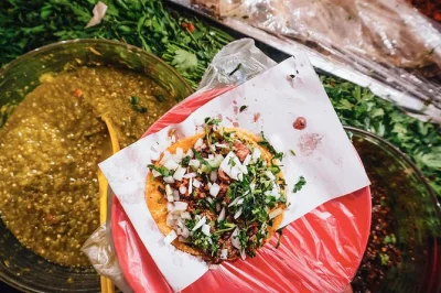 Explore mexico city's narvarte neighborhood on a guided evening taco tour, tasting al pastor, suadero & more at top taquerías. includes food, drinks & dessert.