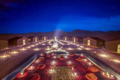 Experience a real sahara adventure from marrakech to erg chigaga. ride camels, sandboard, sleep in berber tents, and visit aït ben haddou. book now.