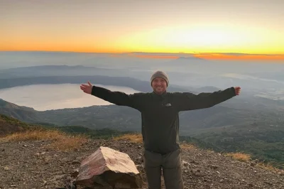 Hike el salvador’s santa ana volcano at sunrise with a private guide, skip the crowds, explore cloud forest trails, and enjoy views over lake coatepeque. includes early access.
