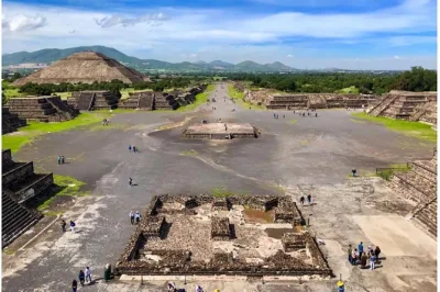 Experience teotihuacan’s pyramids with hotel pickup, a certified guide, village visits, and authentic mexican food included. private options available for your group.