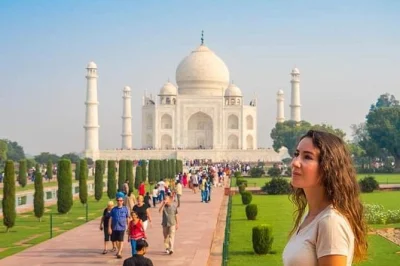 Scopri delhi, agra e jaipur con un tour privato del triangolo d’oro: taj mahal, hawa mahal, hotel di lusso, guida e trasferimenti inclusi.