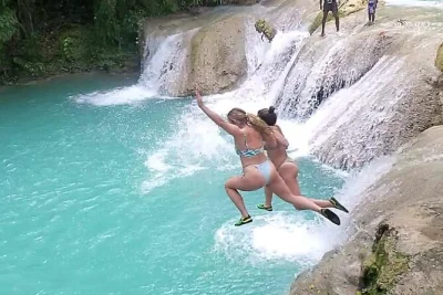 Experience montego bay’s blue hole, secret falls, and dunn’s river falls in one day with local guides, hotel pickup, and all fees included. adventure awaits.