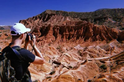 Feel the wind on issyk kul lake, hike red canyons, ride horses to waterfalls, and watch an eagle hunt. includes hotel pickup, yurt overnight, and all meals.
