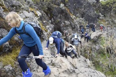 Scala il kilimanjaro attraverso la machame route in 6 giorni. trek guidato, campeggio, vetta uhuru peak, tutta l’attrezzatura inclusa. perfetto per escursionisti avventurosi.
