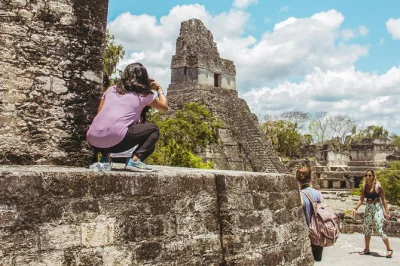 Start your tikal adventure with a sunrise flight from guatemala city, explore ancient temples with a local guide, and enjoy lunch in the jungle—includes pickup.