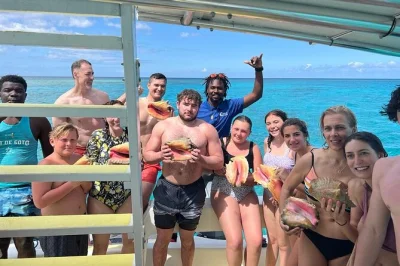 Swim emerald reefs, spot wild iguanas, explore shipwrecks and relax with a beach barbecue lunch in turks & caicos. includes snorkeling gear and drinks.