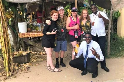 Feel the real montego bay on a private tour—historic sites, airport views, fruit tasting, shopping, and optional beach time. includes pickup and local guide.