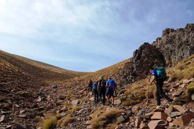Climb mount toubkal on a 2-day guided trek from marrakech. experience berber villages, mountain shelters, and sunrise views over the high atlas.