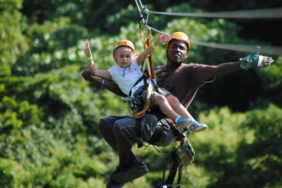 Feel the rush of roatan’s jungle zipline, then cool off in caribbean waters. includes port pickup, canopy tour, and time to swim or just float in the sun.