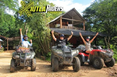 Ride atvs through sierra madre villages near puerto vallarta, cross rivers, and end with tequila tasting. flexible private tour with local guide and all gear included.