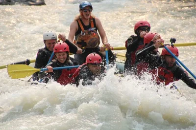 Feel the rush on jasper’s sunwapta river with a self-drive white water rafting trip, guided by locals. all gear included. pickup near jasper, rain or shine.