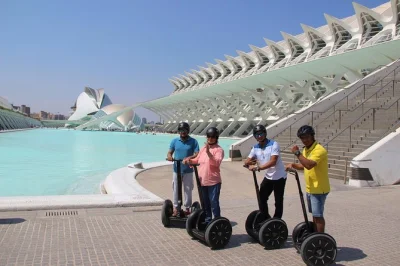 Feel the thrill of gliding a segway through valencia’s city of arts & sciences, turia gardens, and serranos towers with a private guide. flexible route, extra training time.