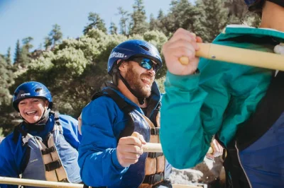 Feel the rush of browns canyon rafting with a local guide, private river access, and class ii-iii+ rapids. includes gear, transport, and all park fees.