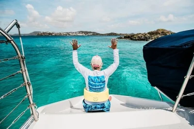 Sail from st john to snorkel vibrant cays, enjoy lunch from the floating pizza pi boat, relax with open bar & beach stop. includes gear & lunch onboard.