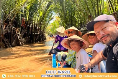 Viva a experiência do mercado flutuante cai rang, pagode vinh trang e um passeio de barco pelo mekong com comida local, hospedagem em hotel e guias especializados. reserve sua aventura no mekong agor