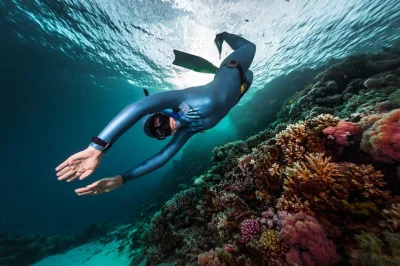 Learn freediving in bali with a 3-day beginner course. dive up to 20m, get certified, and explore the ocean safely—no experience needed. all gear included.