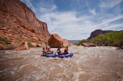Feel the rush of moab’s fisher towers rafting day trip—paddle lively rapids, share stories with local guides, enjoy a riverside lunch, and all gear included.