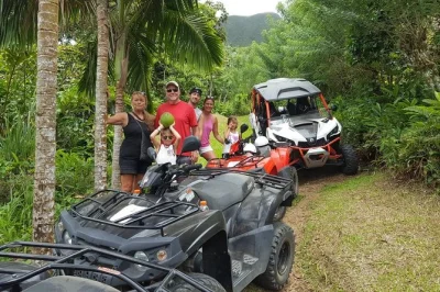 Feel the rush of st kitts’ wild trails on an atv or dune buggy combo tour, with local guides, island highlights, and hotel or port pickup included.