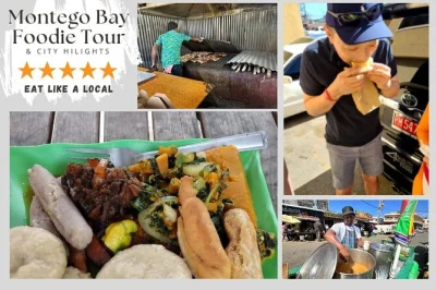 Wake up your senses in montego bay with a private foodie tour—taste patties, jerk chicken, tropical fruit, plus city highlights and hotel pickup included.