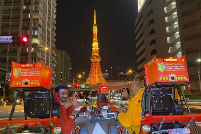 Feel the thrill of driving a street go-kart through tokyo in costume, guided by locals. includes kart, helmet, costume rental & safety-first support.