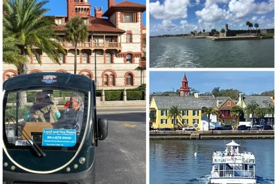 Découvrez st augustine depuis l’eau et ses rues lors d’une croisière commentée suivie d’une balade en golf cart. guide, boissons et incontournables de la ville inclus. réservez vite.