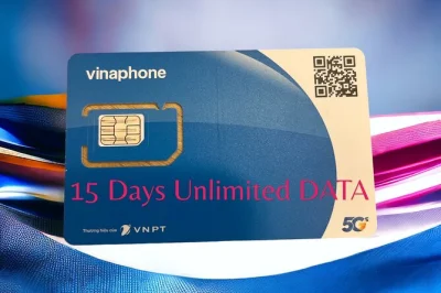 Stay connected in vietnam with a 15-day unlimited data sim card. easy airport pickup, hotel delivery in hanoi, and free setup included. book now for instant access.
