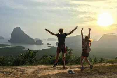 Catch sunrise over phang nga bay, paddle hidden lagoons, and see james bond island before the crowds. includes breakfast, small group, and thai lunch.