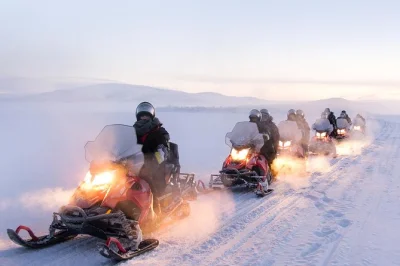 Chase arctic silence from tromsø to finnish lapland by snowmobile, with flexible routes, local guides, warm gear, and a hot lunch. includes pickup & photos.
