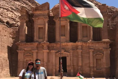 Step through petra’s ancient siq, see the treasury up close, and explore with a local guide. includes amman hotel pickup, private driver, and bottled water.