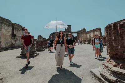 Step into ancient pompeii with a private archaeologist guide, see the forum, stabian baths, and plaster casts. includes flexible itinerary and expert insights.