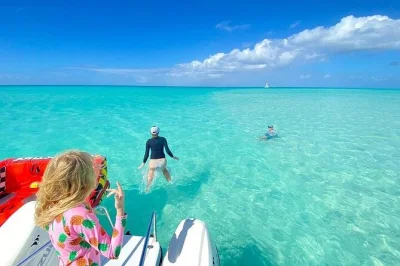 Start your morning with a private boat charter from grace bay beach, snorkeling secluded reefs and meeting iguanas on little water cay. includes drinks, snacks, and gear.