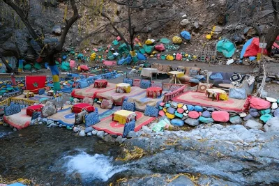 Let a local guide lead you from marrakech through the atlas mountains and berber villages to ourika valley’s waterfalls. includes pickup, lunch, and real moments.