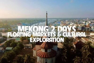 Acorde no mercado flutuante de cai rang, pedale por pomares e cozinhe com moradores locais neste tour pelo delta do mekong saindo de ho chi minh. inclui transfer do hotel.