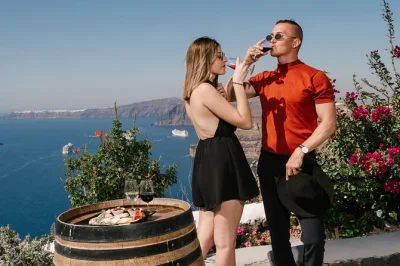 Step into santorini’s wine culture with tastings at roussos, koutsoyannopoulos museum, and venetsanos. includes pickup, local guide, and snacks at each stop.