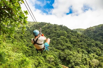 Feel the ocean breeze on a rainforest aerial tram, zipline above jacó’s treetops, and wander butterfly gardens. includes all gear and local guide support.