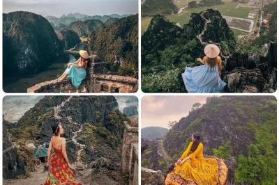 Let yourself drift through trang an’s caves by boat, cycle quiet village roads, climb mua cave’s steps for wild views, and share a local buffet lunch—all with pickup.