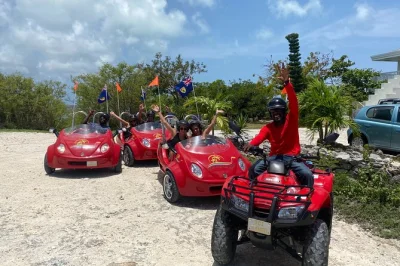 Feel the breeze in a love buggy as you circle provo, visit cheshire hall plantation, and enjoy a real island lunch—all with a local guide and lunch included.
