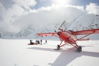 Sinta a emoção de sobrevoar as geleiras do denali, veja o acampamento base dos alpinistas e ouça as histórias do piloto. inclui transporte do hotel e assento na janela para todos.
